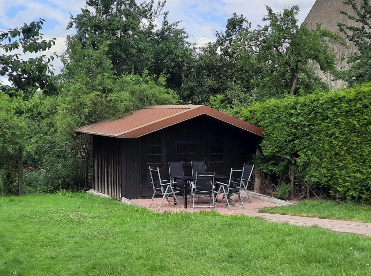 Ferienwohnung Kopold "Im Alten Schulhaus" Pottmes Dış mekan fotoğraf